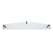 4" X 24" Chrome Standard Bottom Mud Flap Plate - Welded Stud (Card of 2)