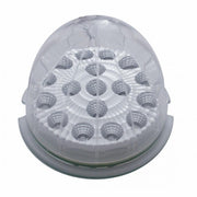 Fog Light Cover With 17 Amber LED Hi/Lo Reflector Light & Visor For 2007-17 KW T660- Passenger-Clear Lens