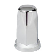 33mm X 3-1/4" Chrome Plastic Tall Classic Nut Covers - Push-On (60-Pack)