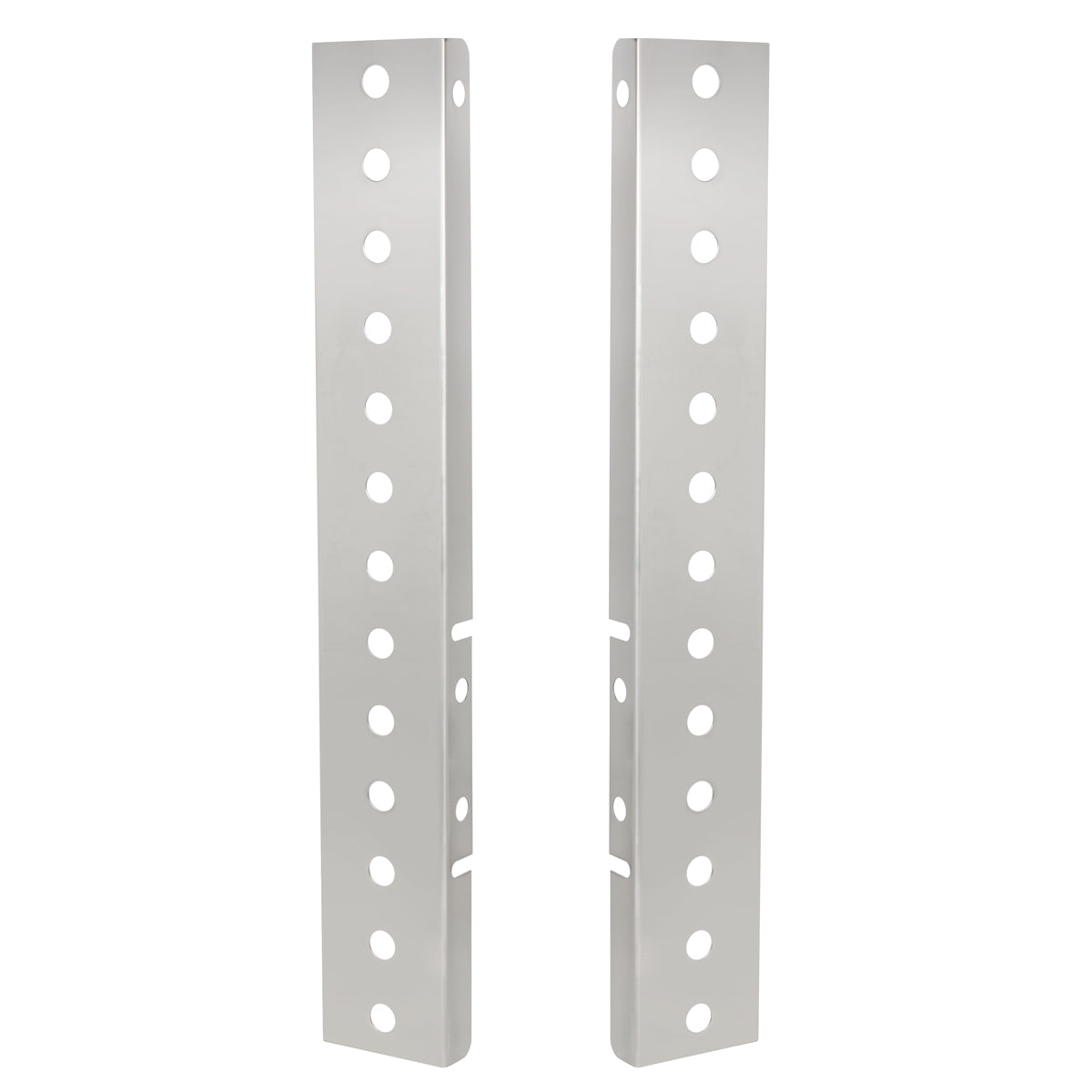 Peterbilt Stainless Front Air Cleaner Bracket Only - 26 Mini Light Cutouts