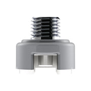 M30X3.5 Thread-On Shift Knob Mounting Adapter For Eaton Fuller Style 13/15/18 Shifter - Liquid Silver
