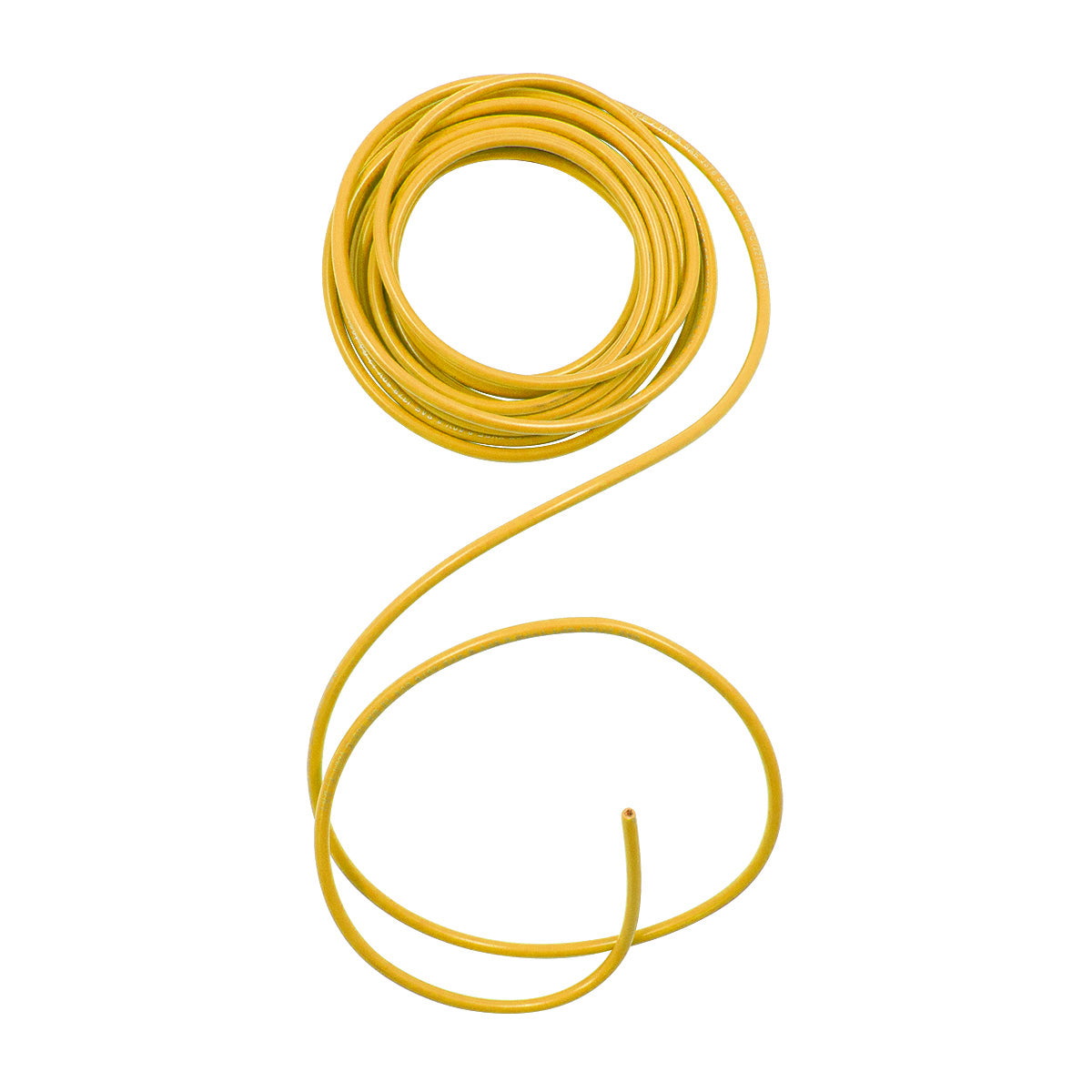 Primary Wire - Rated 80°C 12 AWG, Yellow 12 Ft.