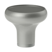 Deluxe Aluminum Screw-On Air Valve Knob With Multi-Color Glossy Trailer Sticker - Liquid Silver