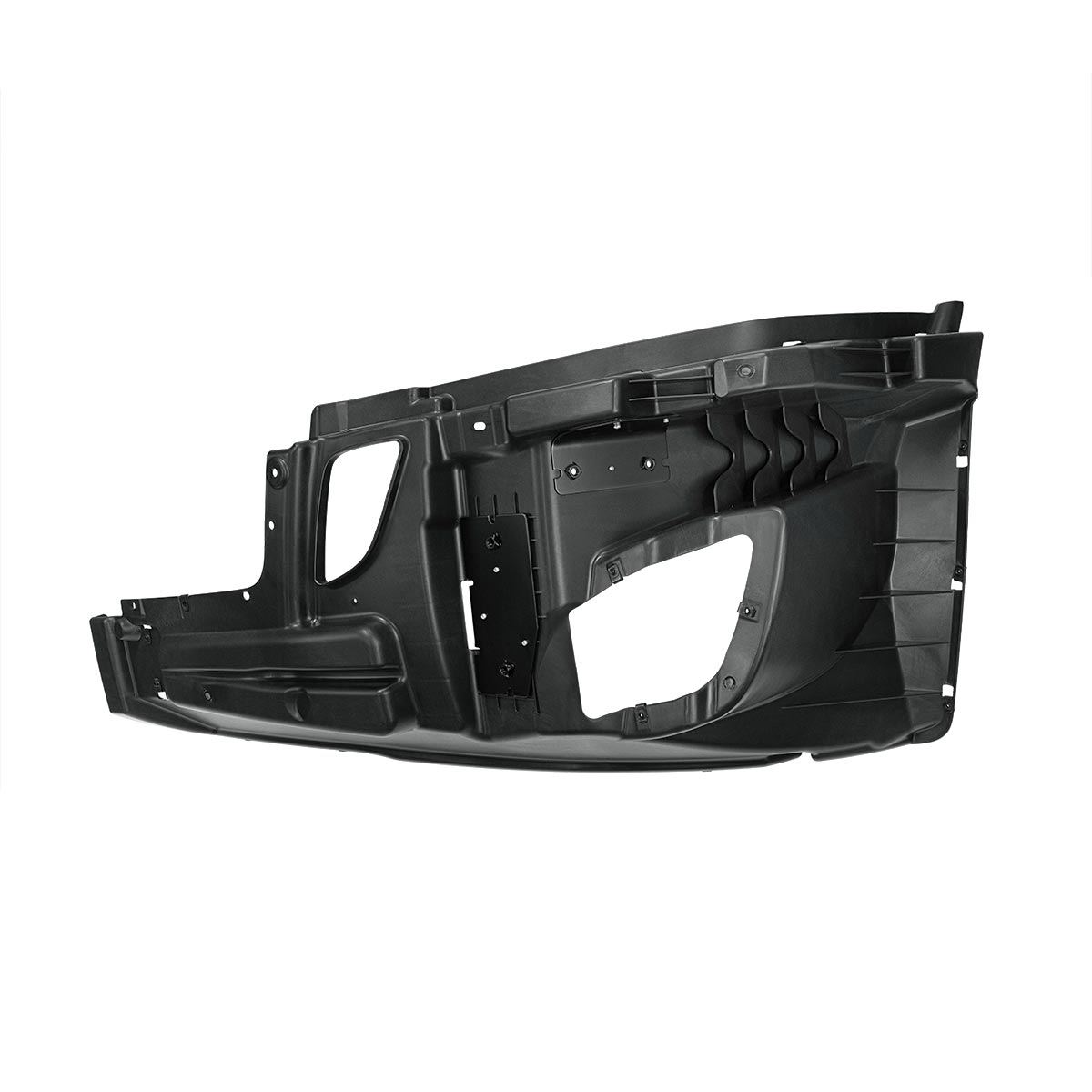 Bumper Reinforcement With Fog Light & Wheel Aero Trim Holes For 2018-2024 Freightliner Cascadia - Driver