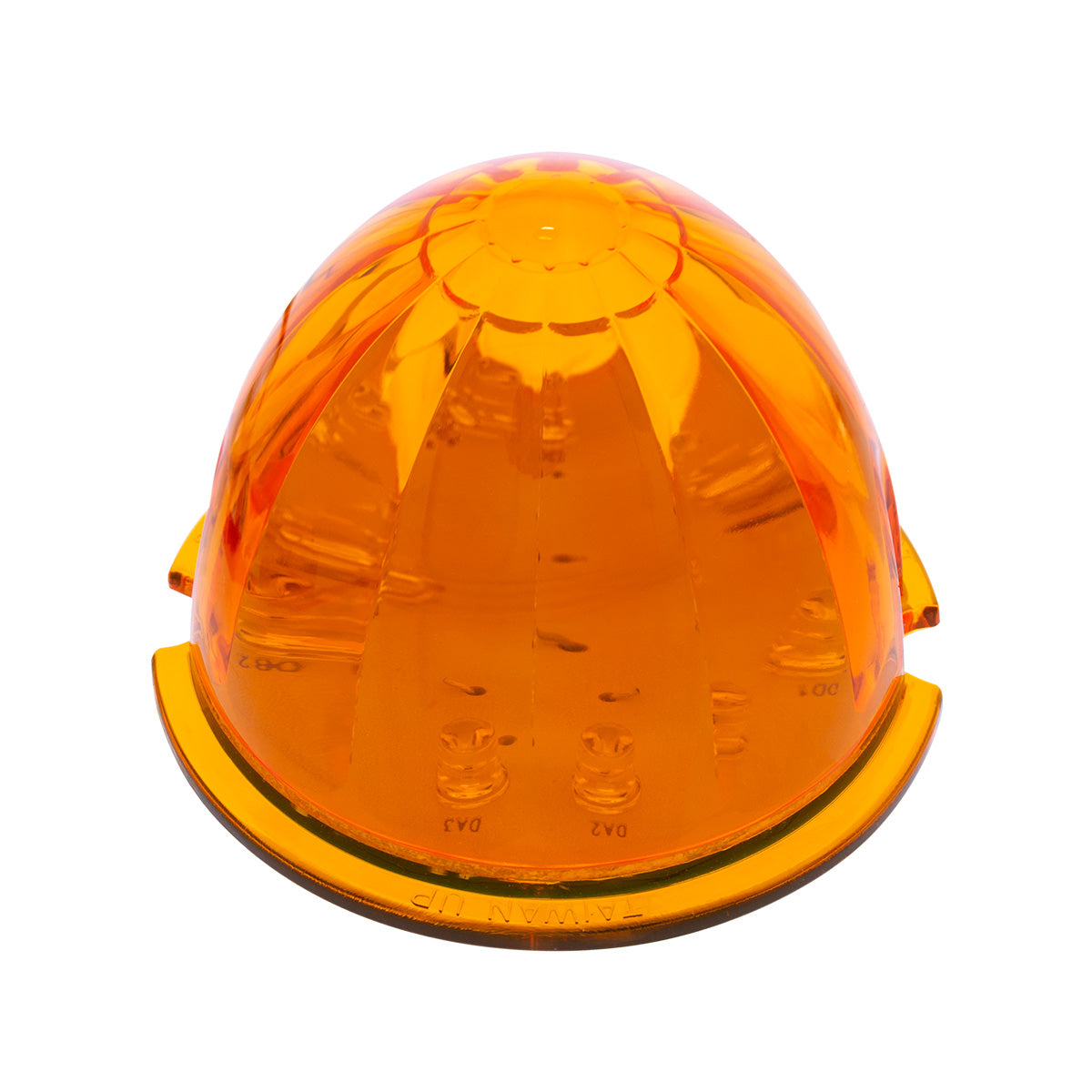 17 LED Dual Function Watermelon Cab Light - Amber LED/Amber Lens