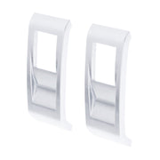 Chrome Plastic Rocker Switch Cover For 2022-2025 Peterbilt 579 (Pair)