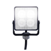 4 High Power LED Square Warning Lighthead - White LED (Bulk)