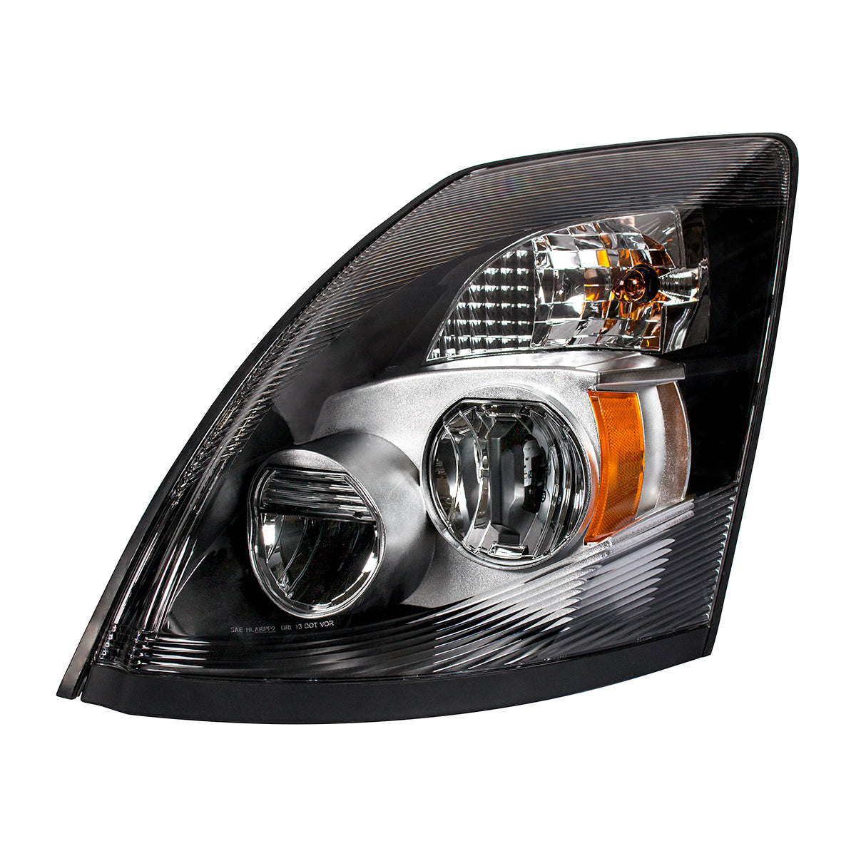 High Power LED Chrome Headlight for 2003-2017 Volvo VN/VNL - Driver