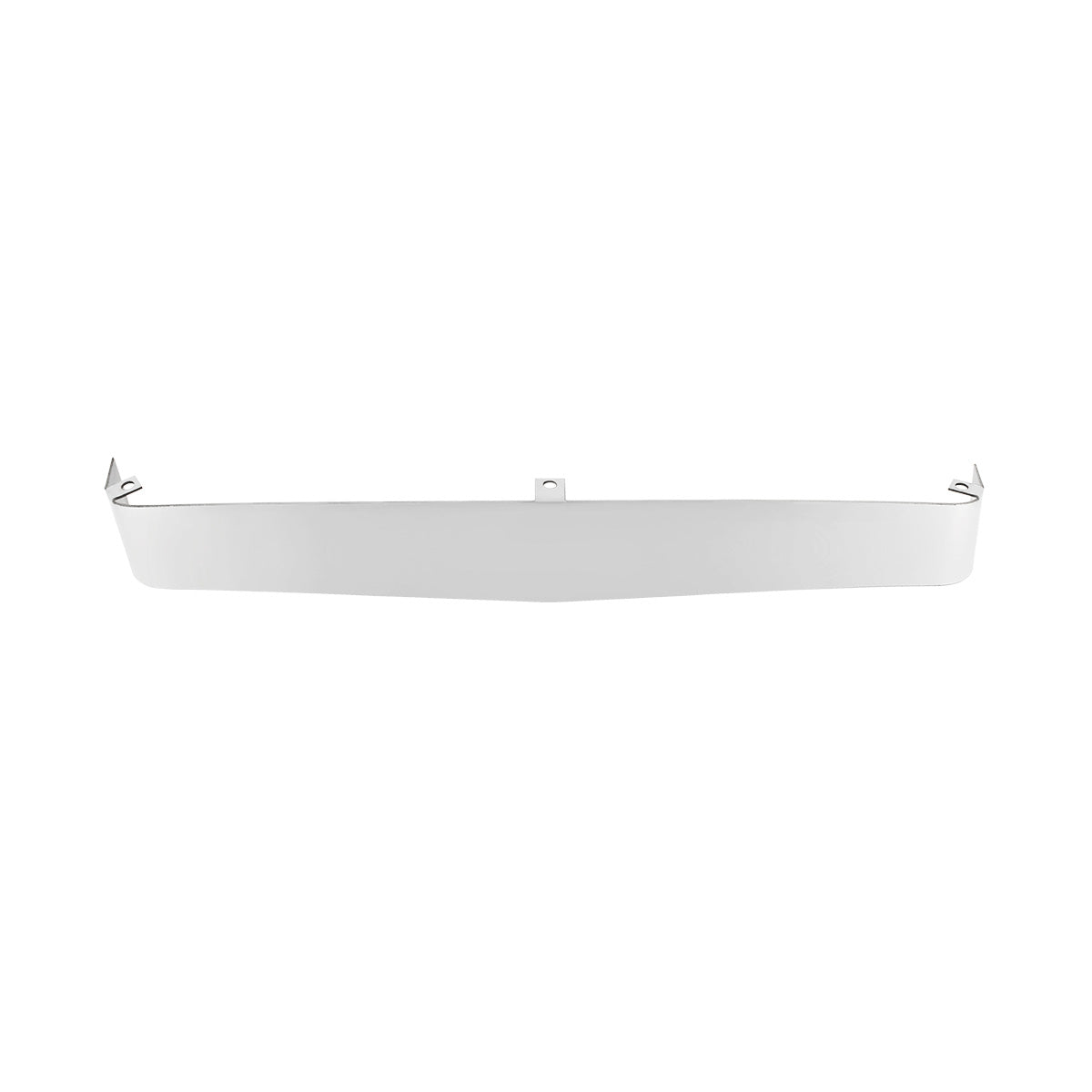 14-3/4" Wide Stainless Steel Visor For Dual 4" X 6" Headlight, Smooth Style