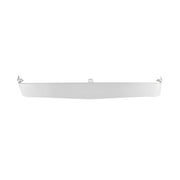 14-3/4" Wide Stainless Steel Visor For Dual 4" X 6" Headlight, Smooth Style