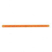 12 LED 12" Ultra Slim Light Bar Only (Turn Signal) - Amber LED/Amber Lens (Bulk)