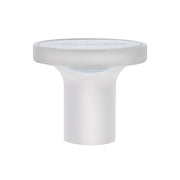 Aluminum Screw-On Air Valve Knob With Stainless Tractor Plaque - Chrome