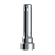 Thread-On Dallas Style Gearshift Knob With 9/10 Speed Adapter - Chrome/Vertical