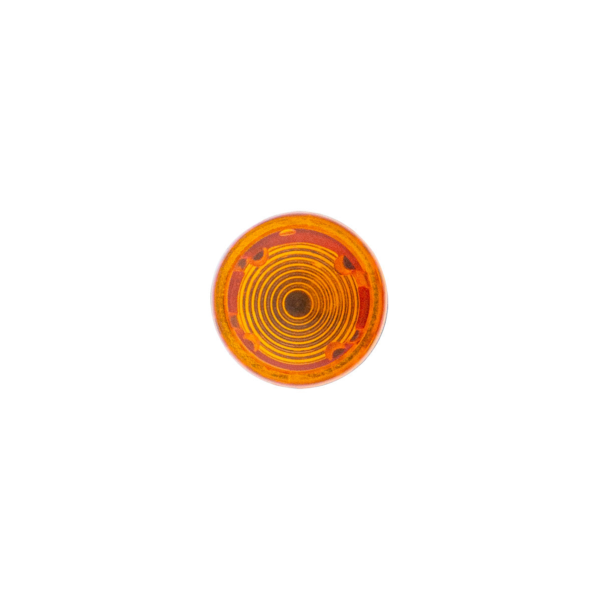 Amber Warning Light 16 Amp 12V w/2 Lucar Terminals, 1 Pc.