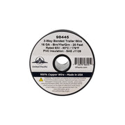 Trailer Wire Bonded - Rated 80°C 16 AWG 3-Way, Brn/Ylw/Grn 25 Ft.