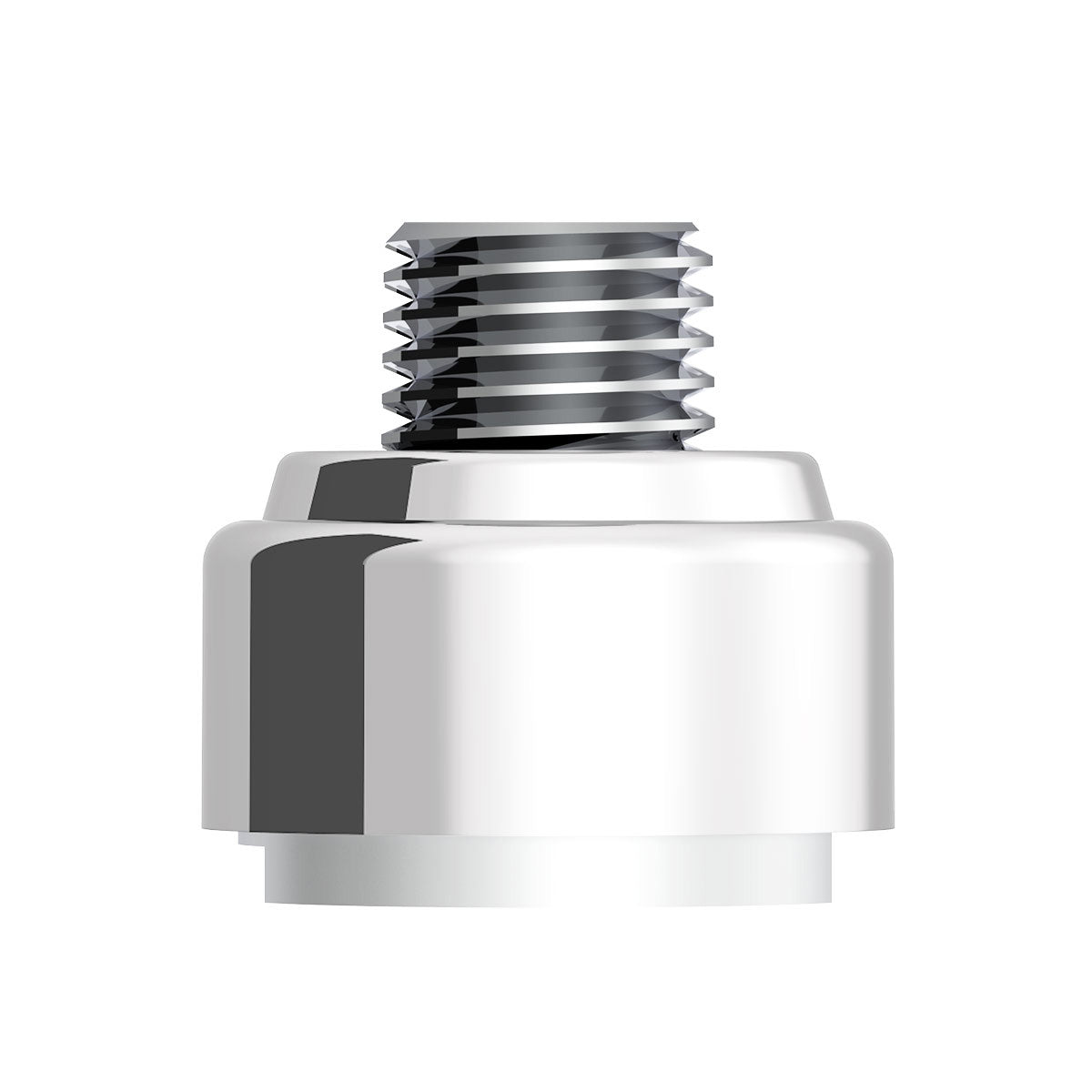 M30X3.5 Thread-On Gearshift Adapter W/LED Mount For Eaton-Fuller 9/10 Speed -Pearl White