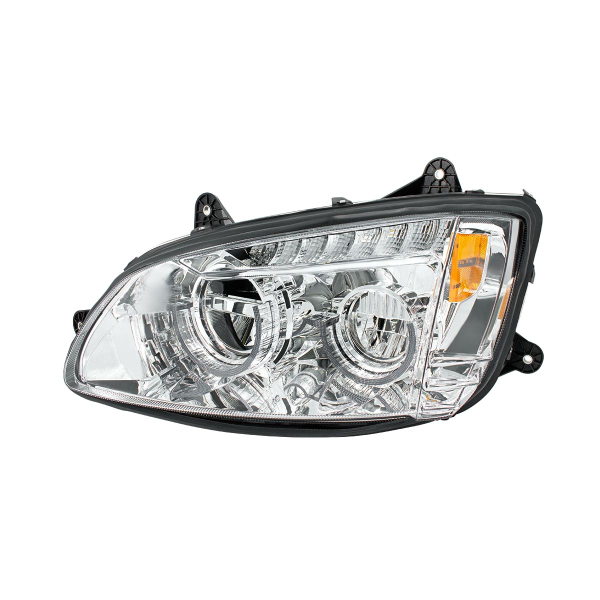 Chrome Full LED Headlight For 2008-2017 Kenworth T660-Driver