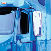 Chrome Mirror Cover Set For Freightliner Century (2005-2010) & Columbia (2005-2020)
