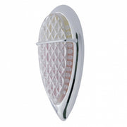 51 LED Duo "Baby Zephyr" Auxiliary/Utility Light With Bezel- Red+Amber LED/Clear Lens