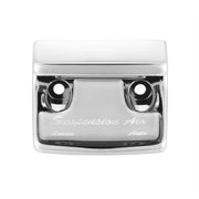 Chrome Plastic Suspension Air Switch Guard With Glossy Sticker For 1990-2010 Freightliner Classic-Silver