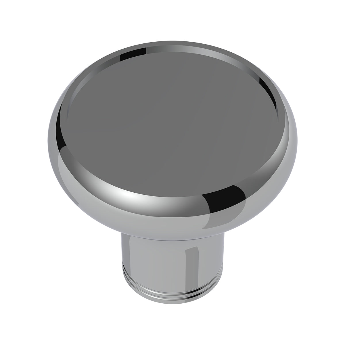 1/2"-13 Thread-On Aluminum Round Shift Knob - Chrome