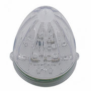 Fog Light Cover With 19 LED Watermelon Light For 2007-17 KW T660 (Passenger) - Amber LED/ Clear Lens