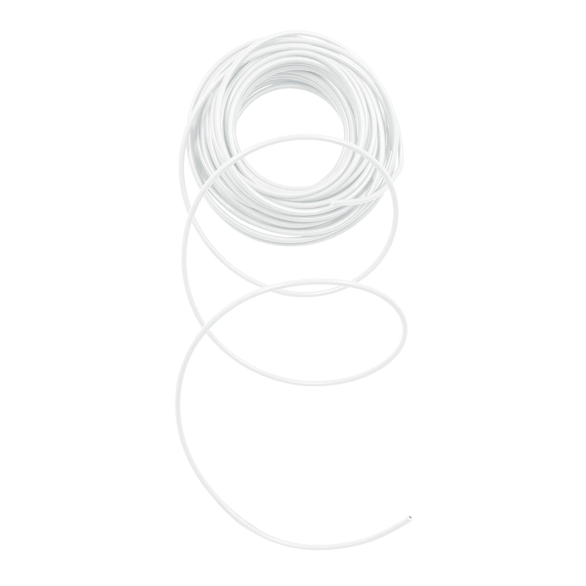 Primary Wire - Rated 80°C 18 AWG, White 30 Ft.
