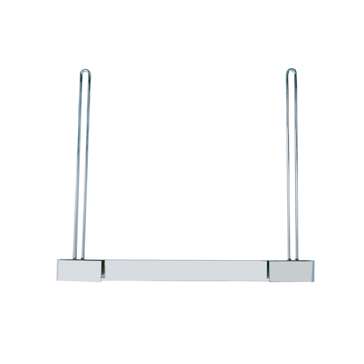 24" X 21" Chrome Anti-Sail Bracket - 2" Bottom