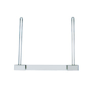 24" X 21" Chrome Anti-Sail Bracket - 2" Bottom