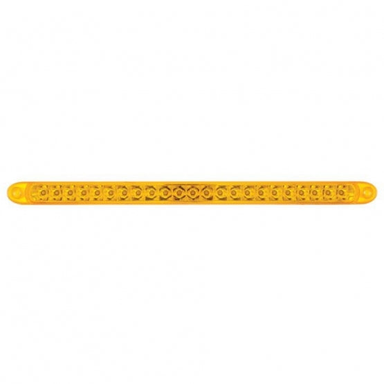 23 SMD LED 17-1/4" Reflector Turn Signal Light Bar Only - Amber LED/Amber Lens (Bulk)