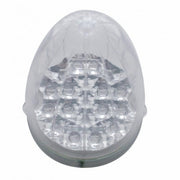 Fog Light Cover With 19 LED Reflector Light For 2007-2017 KW T660 (Passenger) - Amber LED/ Clear Lens