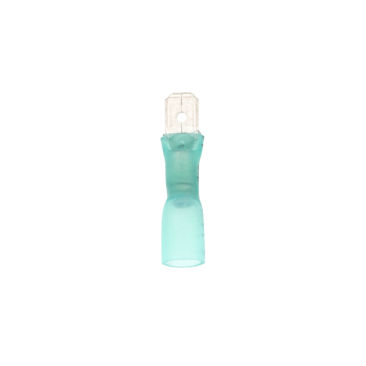 16-14 AWG .250 Tab CSS Heat Shrink M Disconnect - Blue (10-Pack)