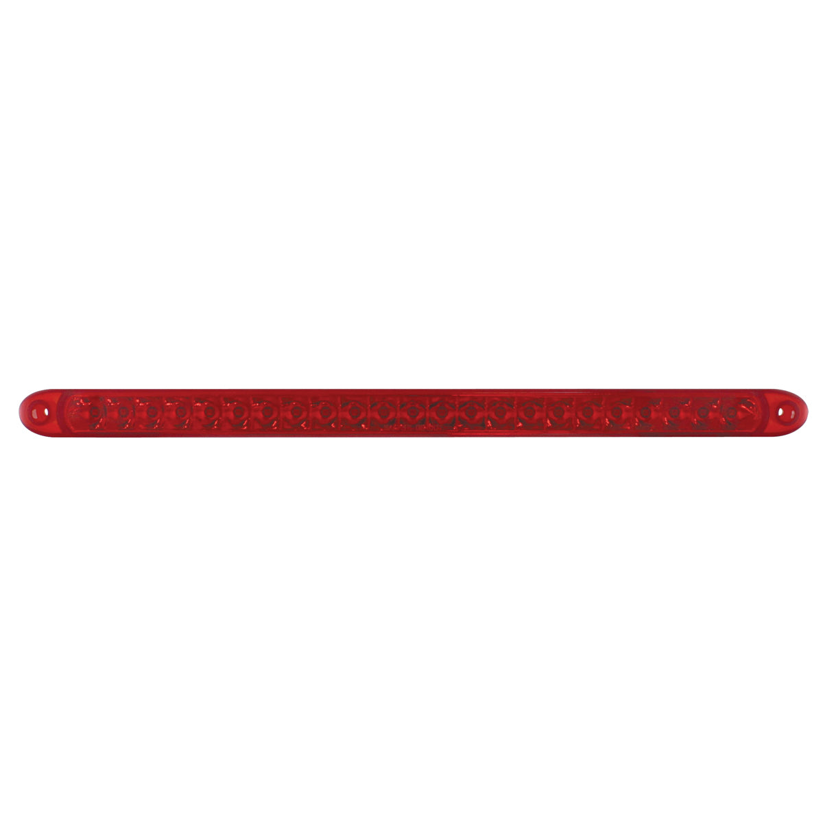 23 SMD LED 17-1/4" Reflector Light Bar Only (Stop, Turn & Tail) - Red LED/Red Lens