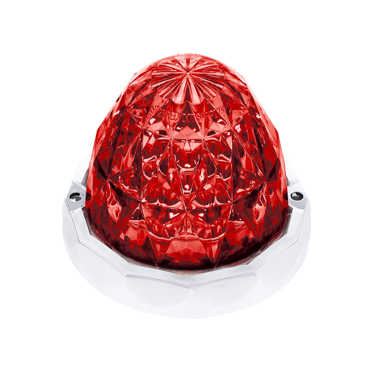 Double Fury 19 LED Dual Function Crystal Watermelon Light Kit With Bezel-Red & Green LED/Clear Lens