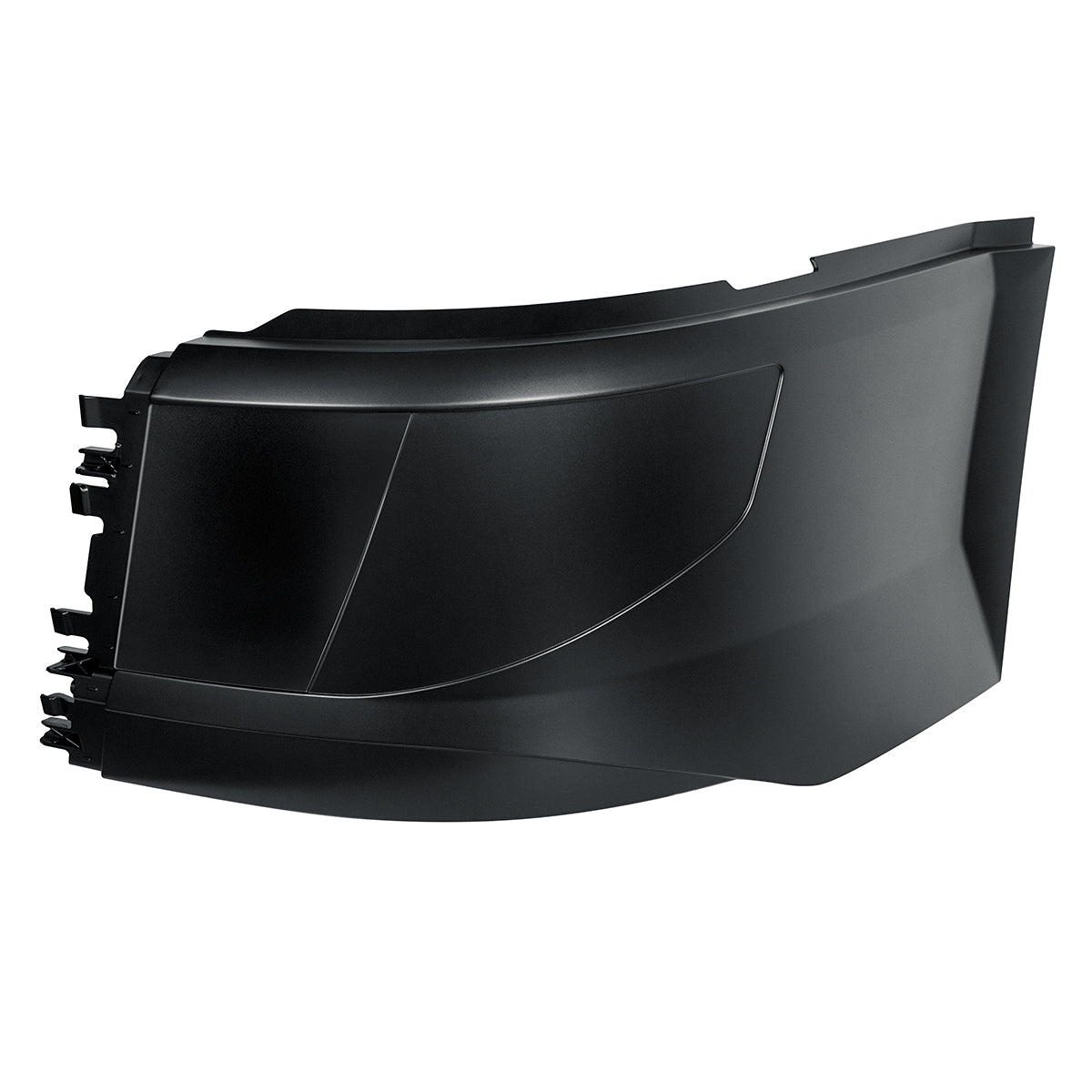 Bumper End Without Fog Light For 2015-2017 Volvo VNL Short Hood With Aero Style Bumper - Driver