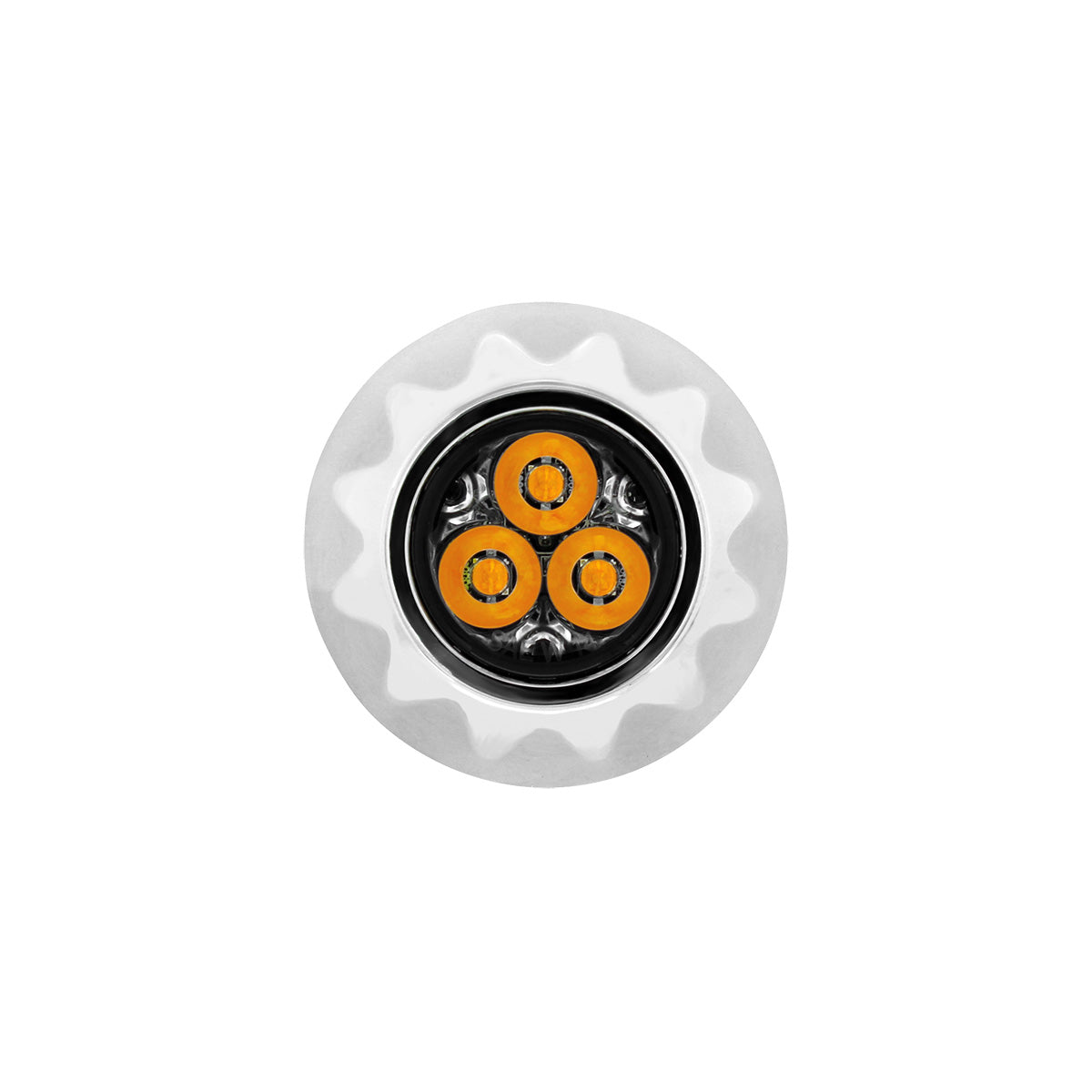 3 High Power LED Mini Warning Light - Amber LED (Bulk)