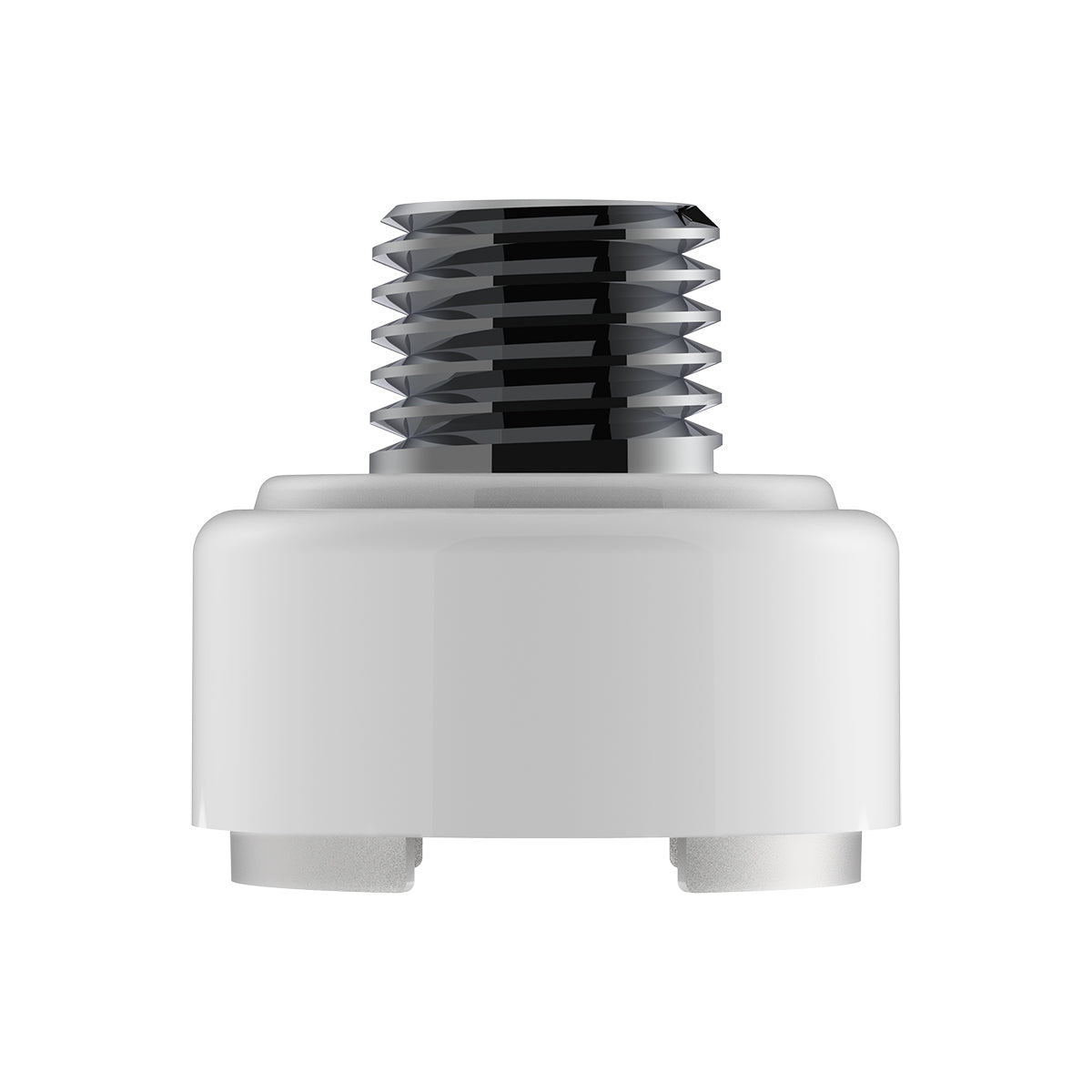 M30X3.5 Thread-On Shift Knob Mounting Adapter For Eaton Fuller Style 9/10 Shifter - Pearl White
