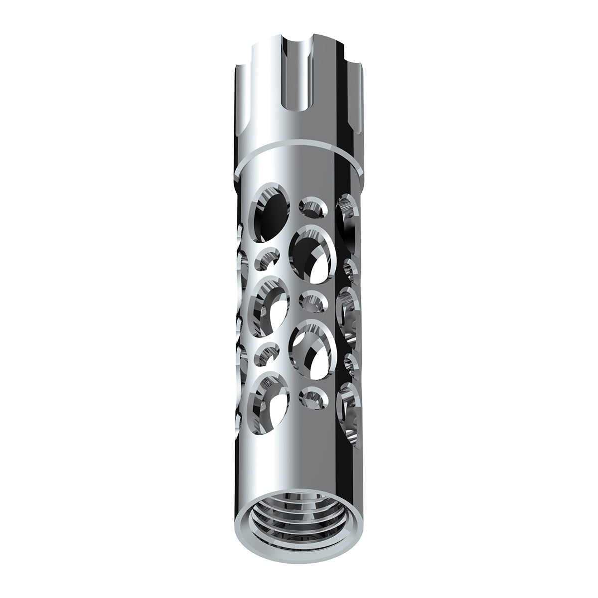 M30X3.5 Thread-On Austin Style Gun Cylinder Gearshift Knob - Chrome
