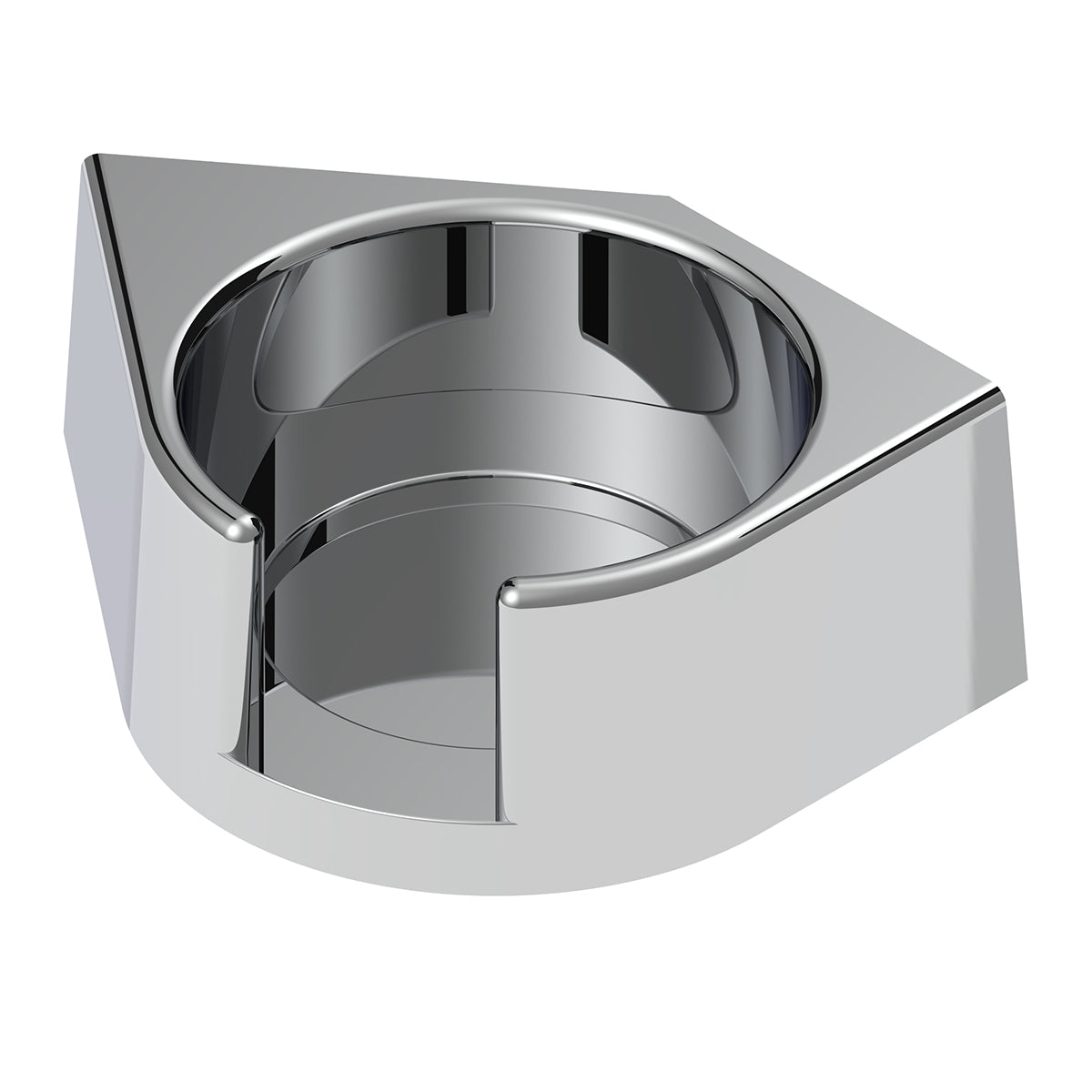 Chrome Plastic Cup Holder For 1986 & Up Freightliner Classic & FLD - Driver