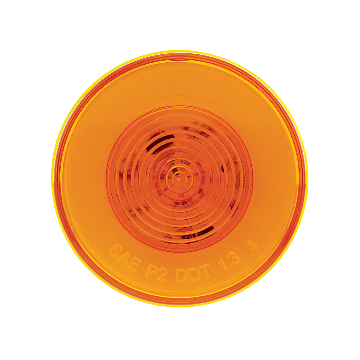 9 LED 2.5" Round GloLight (Clearance/Marker) - Amber LED/Amber Lens (Bulk)