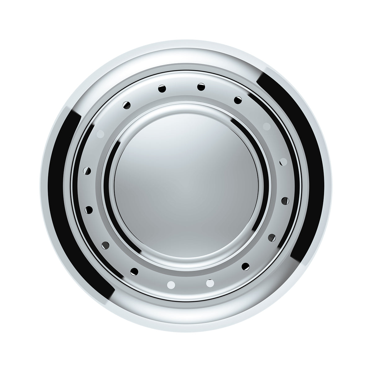 Chrome Peterbilt Dash Data Display Module Control Knob Set