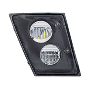 2 High Power LED Black Driving Light & Fog Light For 2003-2017 Volvo VNL - Passenger/Right