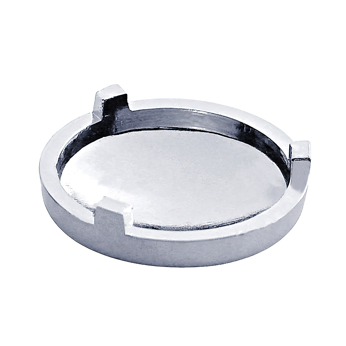 Chrome Plastic Covers For 3/4" Round Vinyl Button For Most Freightliner & International (Card of 10)