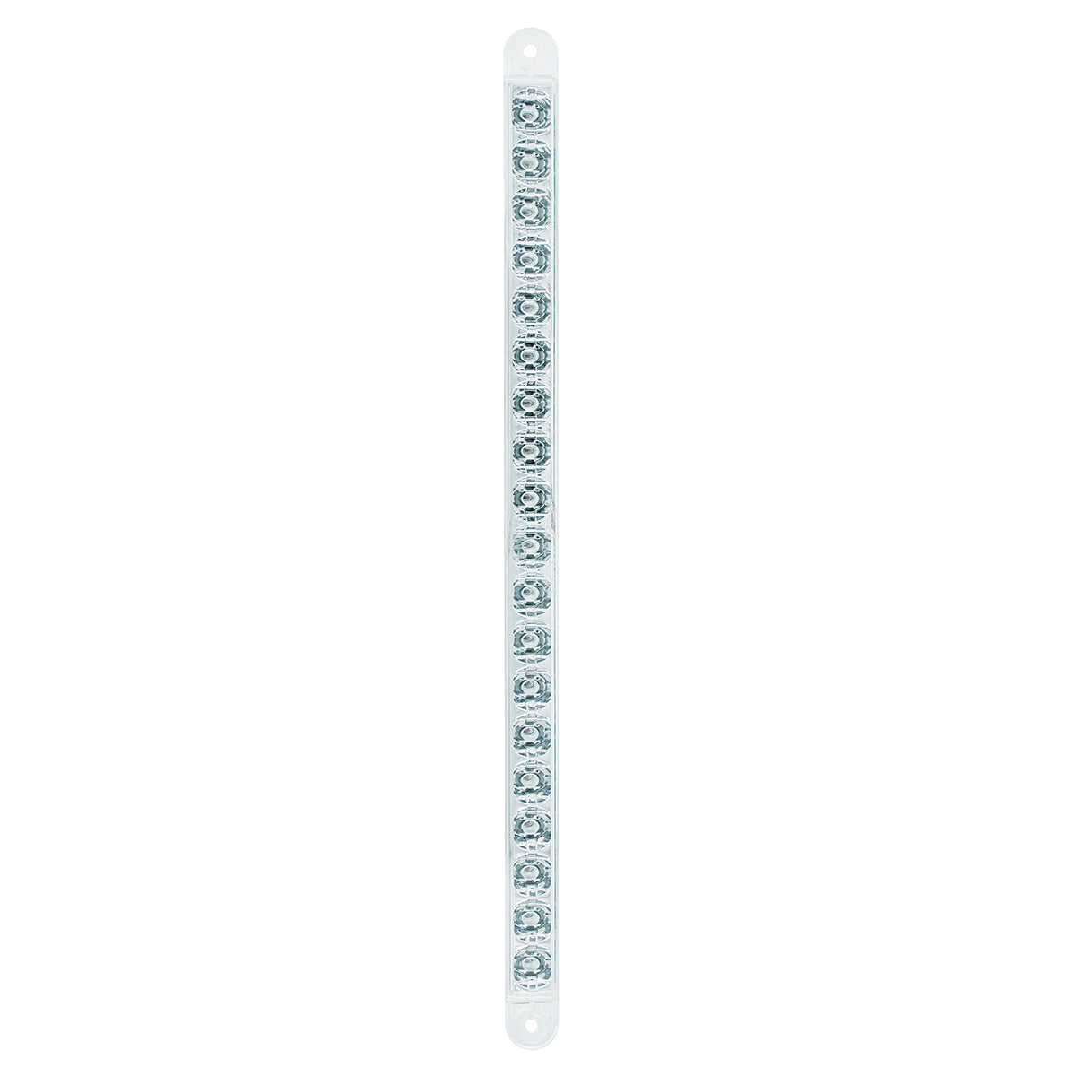 19 LED 12" Reflector Light Bar (Stop, Turn & Tail) - Red LED/Clear Lens (Bulk)