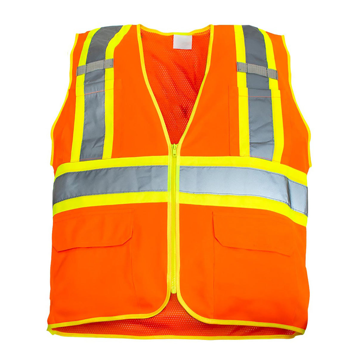 RigGear High Visibility Reflective Orange Safety Vest-XX Large
