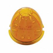 Fog Light Cover With 17 LED Watermelon Light For 2007-17 KW T660- Passenger -Amber LED/ Amber Lens