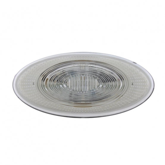 10 LED Fender Parking & Turn Signal Light For Peterbilt 386 (2006-2014) & 387 (2006-2010)-Amber LED/Clear Lens