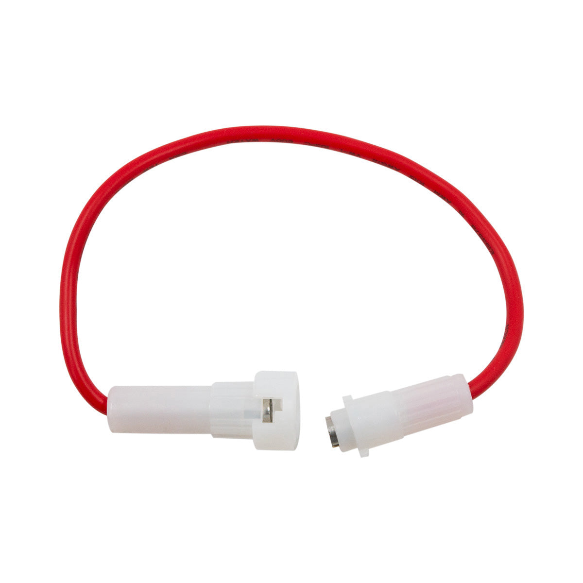 In-Line Glass Fuseholder 12 AWG 6.5" Wire w / (1)20 Amp AGC Fuse & (2)Vinyl Terminals, 1 Set.