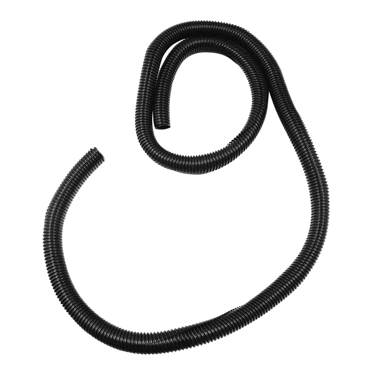 3/4" I.D. Black Flex-Guard Convoluted Split Seam Tubing, 5 Ft.