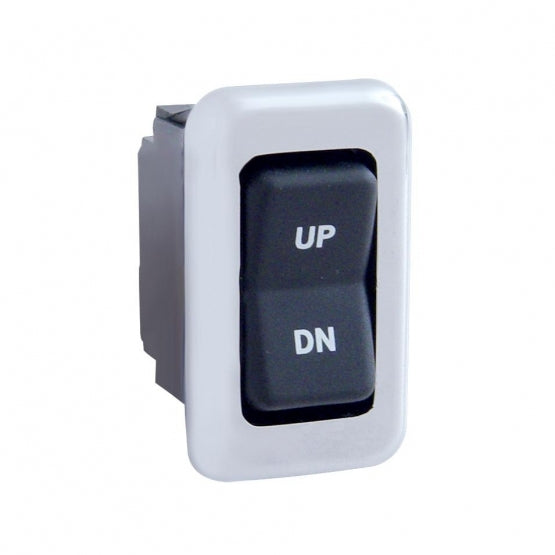 Chrome Plastic Window Switch Bezel For 2000-2010 International 9900i/9400i/9200i (Card of 3)